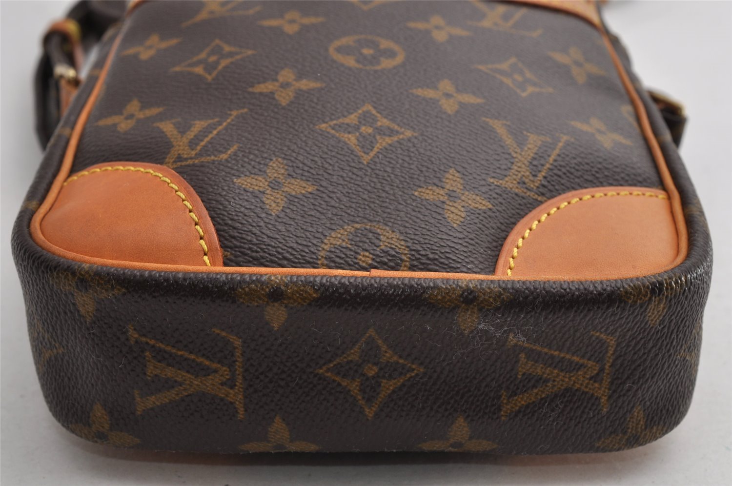 Authentic Louis Vuitton Monogram Danube Shoulder Cross Body Bag M45266 LV 7285I