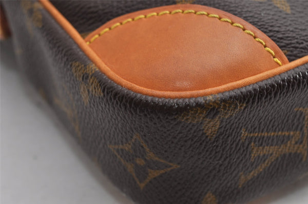 Authentic Louis Vuitton Monogram Danube Shoulder Cross Body Bag M45266 LV 7285I