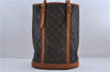 Authentic LOUIS VUITTON Monogram Bucket GM Shoulder Bag M42236 LV 7286C