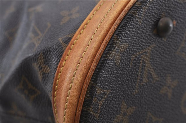 Authentic LOUIS VUITTON Monogram Bucket GM Shoulder Bag M42236 LV Junk 7289C