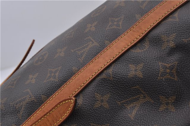 Authentic LOUIS VUITTON Monogram Bucket GM Shoulder Bag M42236 LV Junk 7289C