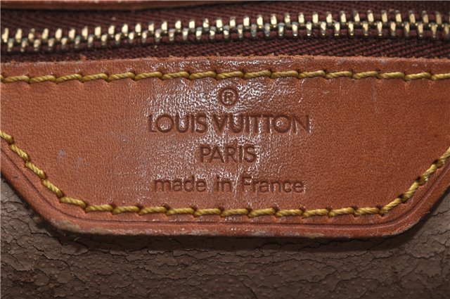 Authentic LOUIS VUITTON Monogram Bucket GM Shoulder Bag M42236 LV Junk 7289C