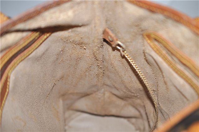 Authentic LOUIS VUITTON Monogram Bucket GM Shoulder Bag M42236 LV Junk 7289C