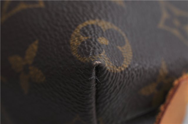 Authentic LOUIS VUITTON Monogram Pochette Cosmetic Pouch M47515 LV 7293C