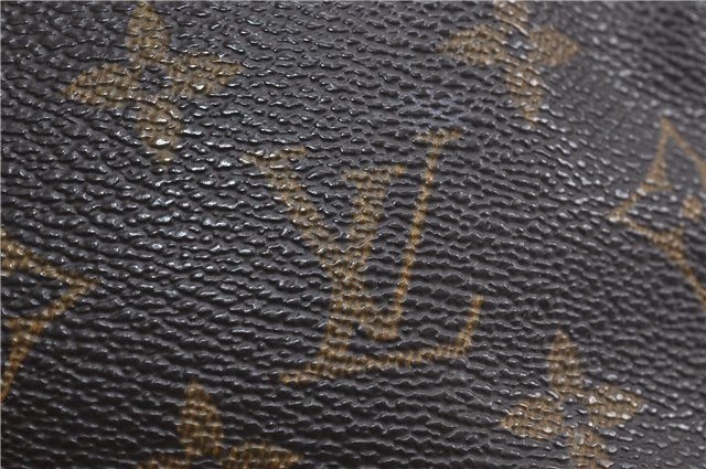 Authentic LOUIS VUITTON Monogram Pochette Cosmetic Pouch M47515 LV 7293C