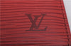 Auth Louis Vuitton Epi Pochette Porte Monnaie Credit Wallet Red M63577 LV 7295D