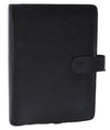 Authentic Louis Vuitton Epi Agenda MM Day Planner Cover Black R20202 LV 7296D