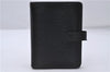 Authentic Louis Vuitton Epi Agenda MM Day Planner Cover Black R20202 LV 7296D