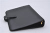 Authentic Louis Vuitton Epi Agenda MM Day Planner Cover Black R20202 LV 7296D