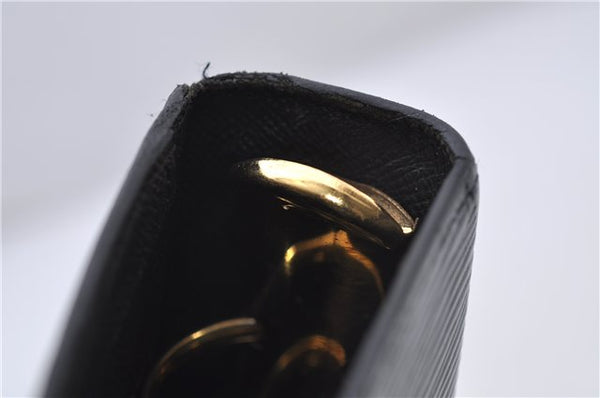 Authentic Louis Vuitton Epi Agenda MM Day Planner Cover Black R20202 LV 7296D