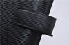 Authentic Louis Vuitton Epi Agenda MM Day Planner Cover Black R20202 LV 7296D