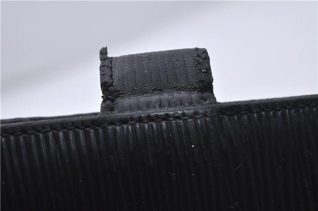 Authentic Louis Vuitton Epi Agenda MM Day Planner Cover Black R20202 LV 7296D