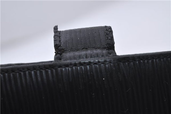 Authentic Louis Vuitton Epi Agenda MM Day Planner Cover Black R20202 LV 7296D