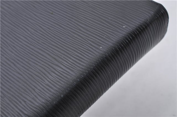 Authentic Louis Vuitton Epi Agenda MM Day Planner Cover Black R20202 LV 7296D