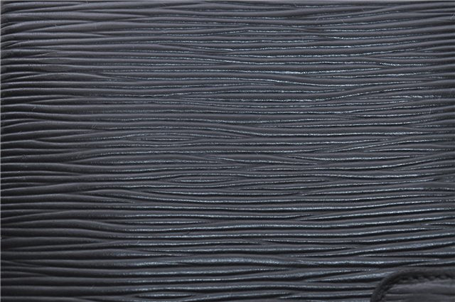 Authentic Louis Vuitton Epi Agenda MM Day Planner Cover Black R20202 LV 7296D