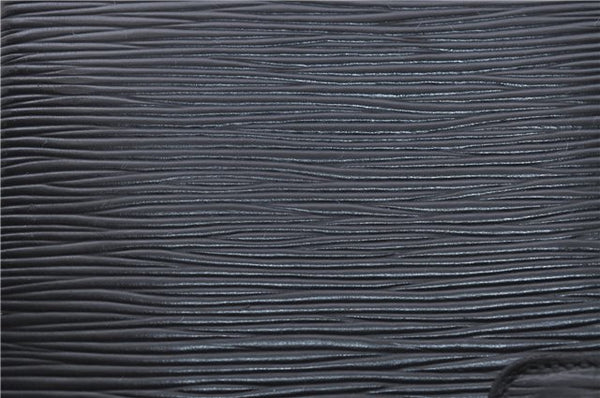 Authentic Louis Vuitton Epi Agenda MM Day Planner Cover Black R20202 LV 7296D