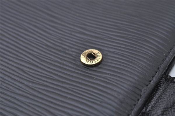 Authentic Louis Vuitton Epi Agenda MM Day Planner Cover Black R20202 LV 7296D