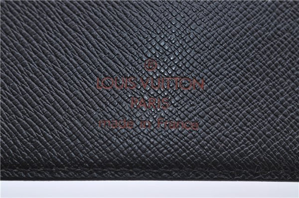 Authentic Louis Vuitton Epi Agenda MM Day Planner Cover Black R20202 LV 7296D