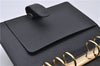 Authentic Louis Vuitton Epi Agenda MM Day Planner Cover Black R20202 LV 7296D