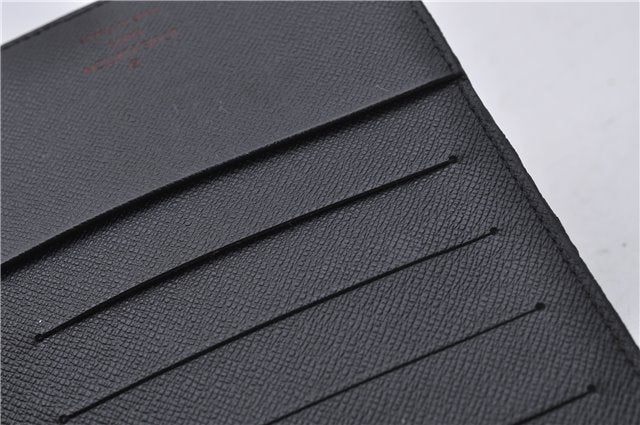 Authentic Louis Vuitton Epi Agenda MM Day Planner Cover Black R20202 LV 7296D