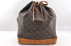 Authentic Louis Vuitton Monogram Noe Shoulder Drawstring Bag M42224 LV 7296I