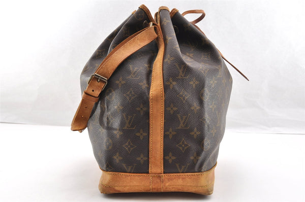 Authentic Louis Vuitton Monogram Noe Shoulder Drawstring Bag M42224 LV 7296I