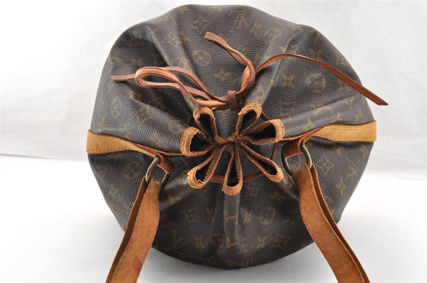 Authentic Louis Vuitton Monogram Noe Shoulder Drawstring Bag M42224 LV 7296I