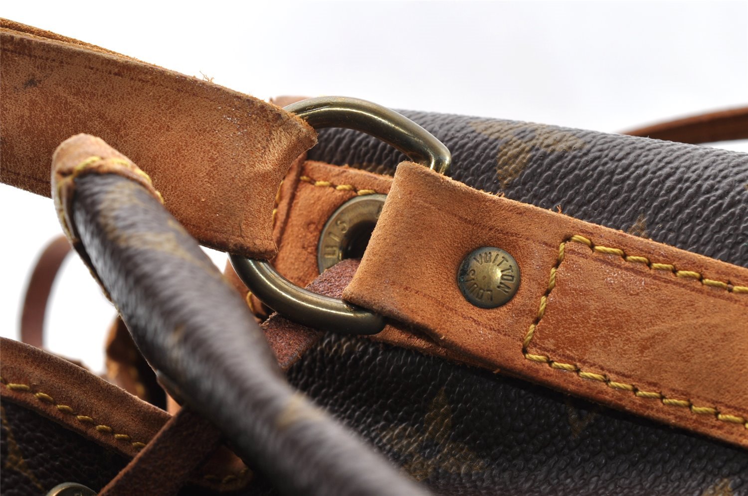 Authentic Louis Vuitton Monogram Noe Shoulder Drawstring Bag M42224 LV 7296I