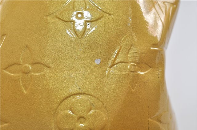 Authentic LOUIS VUITTON Vernis Reade MM Hand Tote Bag Yellow LV 7297C