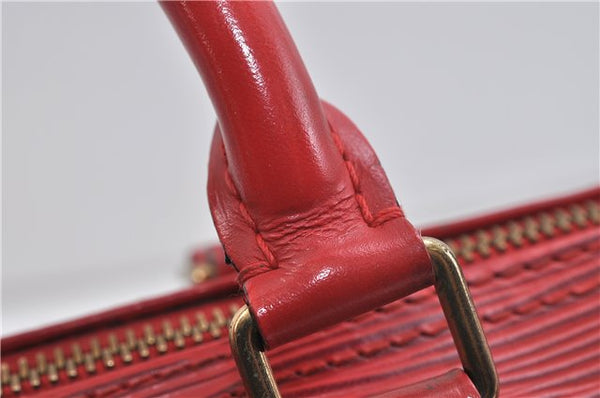 Authentic LOUIS VUITTON Epi Speedy 30 Hand Bag Red M43007 LV 7299C