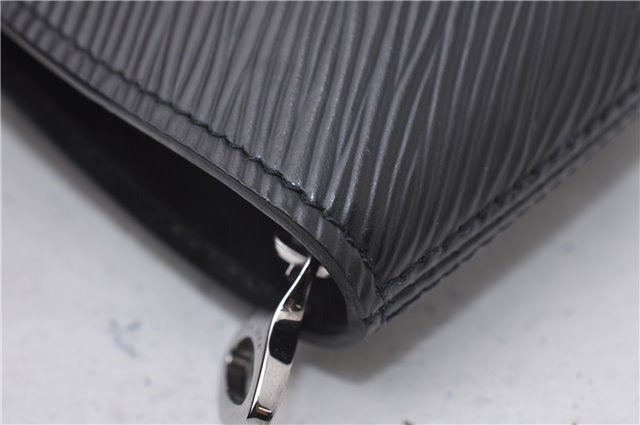 Authentic Louis Vuitton Epi Portefeuille Epi Z Wallet Black M63442 LV 7299D