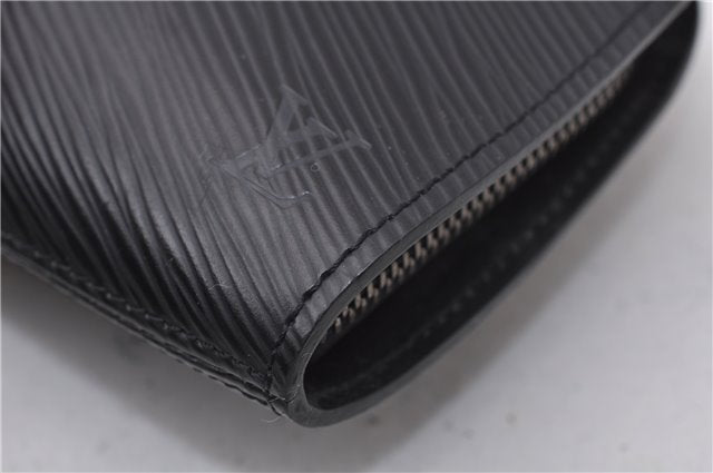 Authentic Louis Vuitton Epi Portefeuille Epi Z Wallet Black M63442 LV 7299D