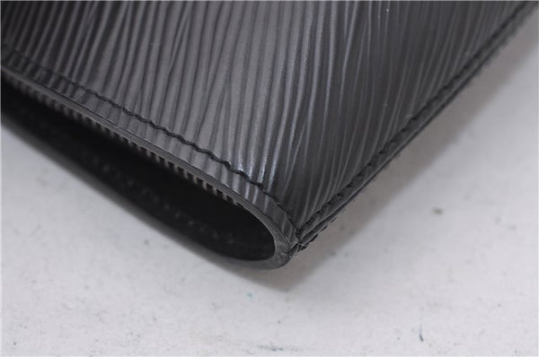 Authentic Louis Vuitton Epi Portefeuille Epi Z Wallet Black M63442 LV 7299D