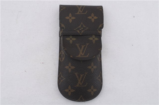 Authentic Louis Vuitton Monogram Etui Lunette Rabat Glasses Case M62970 LV 7300D