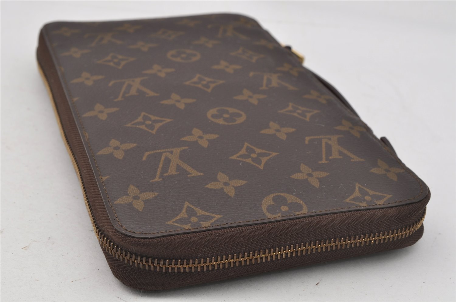 Authentic Louis Vuitton Monogram Poche Escapade Travel Case M60113 LV 7300I