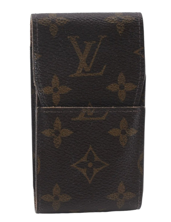 Authentic Louis Vuitton Monogram Etui Cigarette Case M63024 LV 7301D