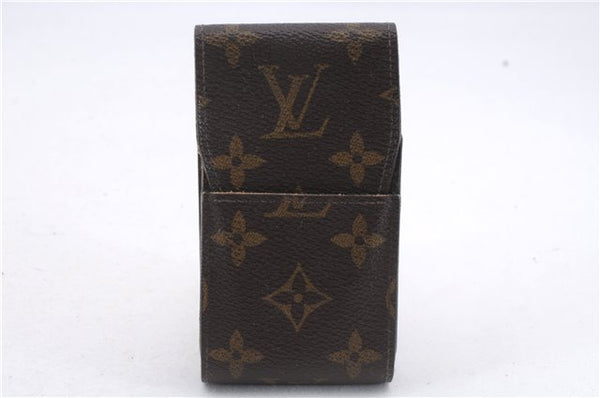 Authentic Louis Vuitton Monogram Etui Cigarette Case M63024 LV 7301D