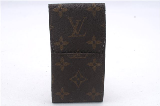 Authentic Louis Vuitton Monogram Etui Cigarette Case M63024 LV 7302D