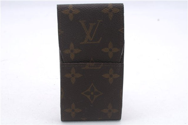 Authentic Louis Vuitton Monogram Etui Cigarette Case M63024 LV 7302D