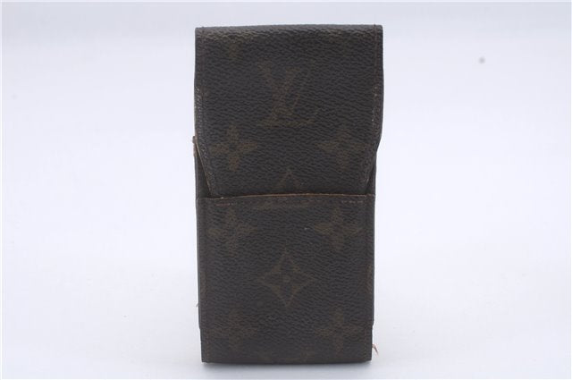 Authentic Louis Vuitton Monogram Cigarette Case Key Case 4Set LV 7303D