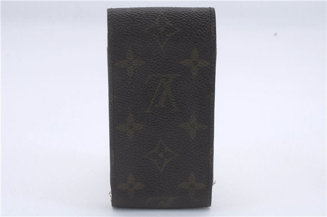 Authentic Louis Vuitton Monogram Cigarette Case Key Case 4Set LV 7303D