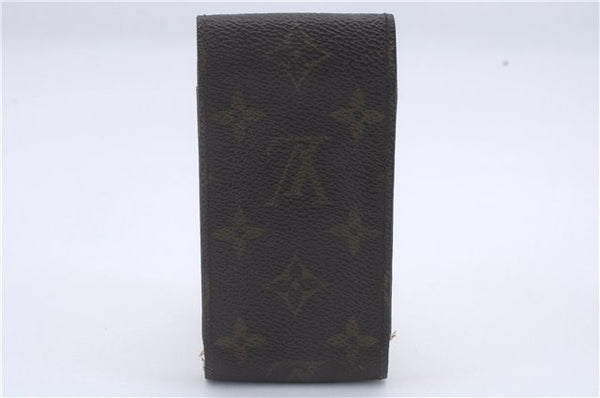 Authentic Louis Vuitton Monogram Cigarette Case Key Case 4Set LV 7303D