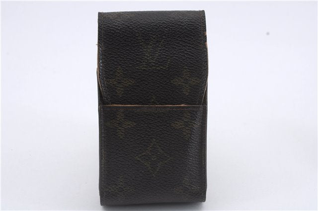 Authentic Louis Vuitton Monogram Cigarette Case Key Case 4Set LV 7303D