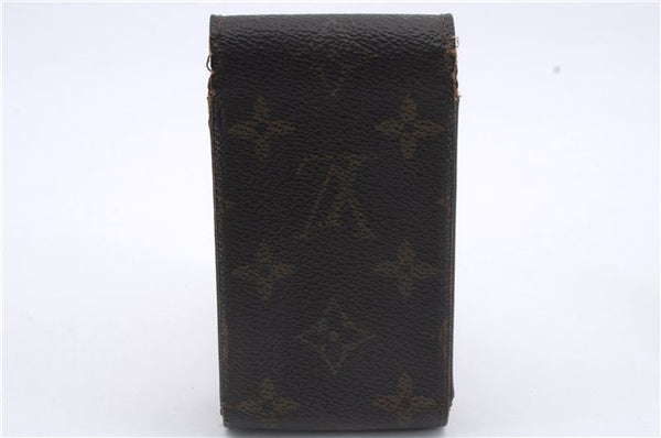 Authentic Louis Vuitton Monogram Cigarette Case Key Case 4Set LV 7303D