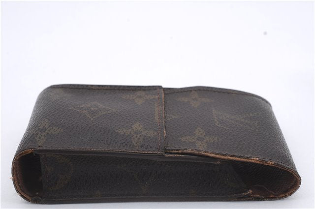 Authentic Louis Vuitton Monogram Cigarette Case Key Case 4Set LV 7303D