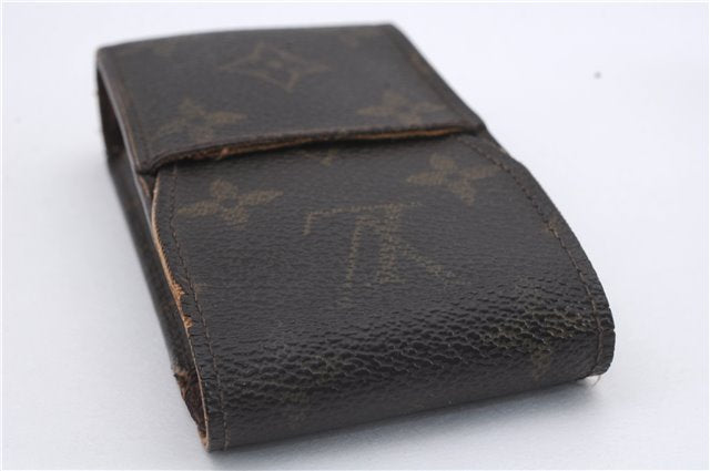 Authentic Louis Vuitton Monogram Cigarette Case Key Case 4Set LV 7303D