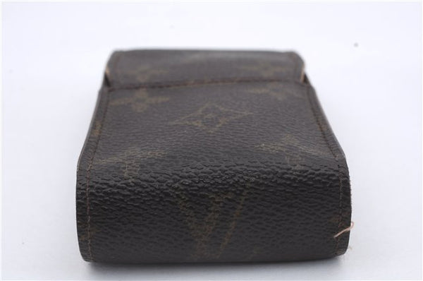Authentic Louis Vuitton Monogram Cigarette Case Key Case 4Set LV 7303D