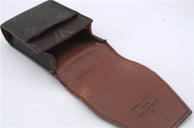 Authentic Louis Vuitton Monogram Cigarette Case Key Case 4Set LV 7303D