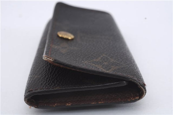 Authentic Louis Vuitton Monogram Cigarette Case Key Case 4Set LV 7303D