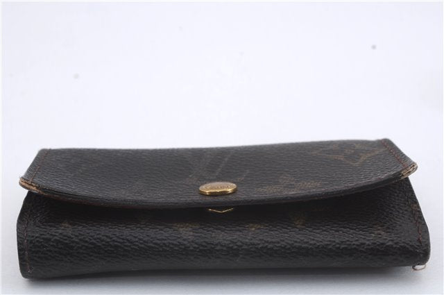 Authentic Louis Vuitton Monogram Cigarette Case Key Case 4Set LV 7303D